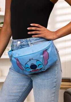 Lilo and Stitch Ears Up Smiling Pose Blue Fanny Pack