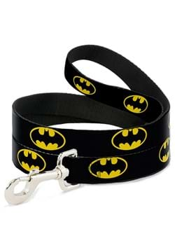 BATMAN SHIELD BLACK/YELLOW DOG LEASH