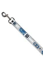 Star Wars R2 D2 Bounding Parts Dog Leash Alt 1