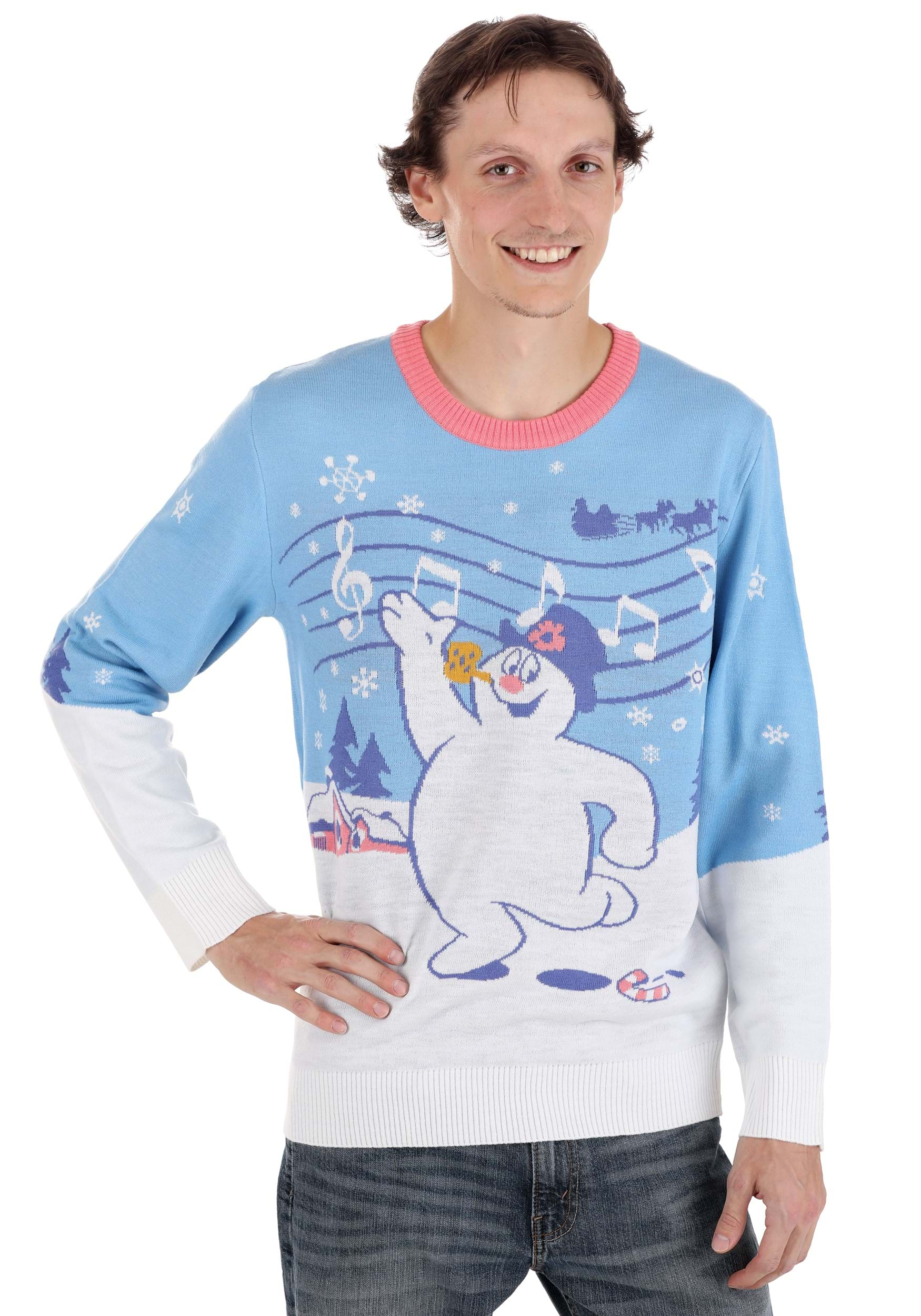 Frosty Scenic Ugly Christmas Sweater for Adults | Holiday Sweaters