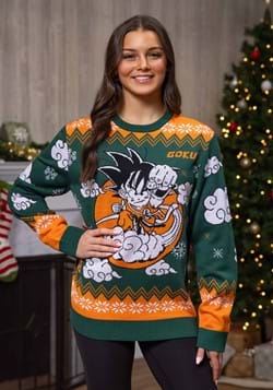 Adult Dragon Ball Z Goku Ugly Christmas Sweater Alt 1