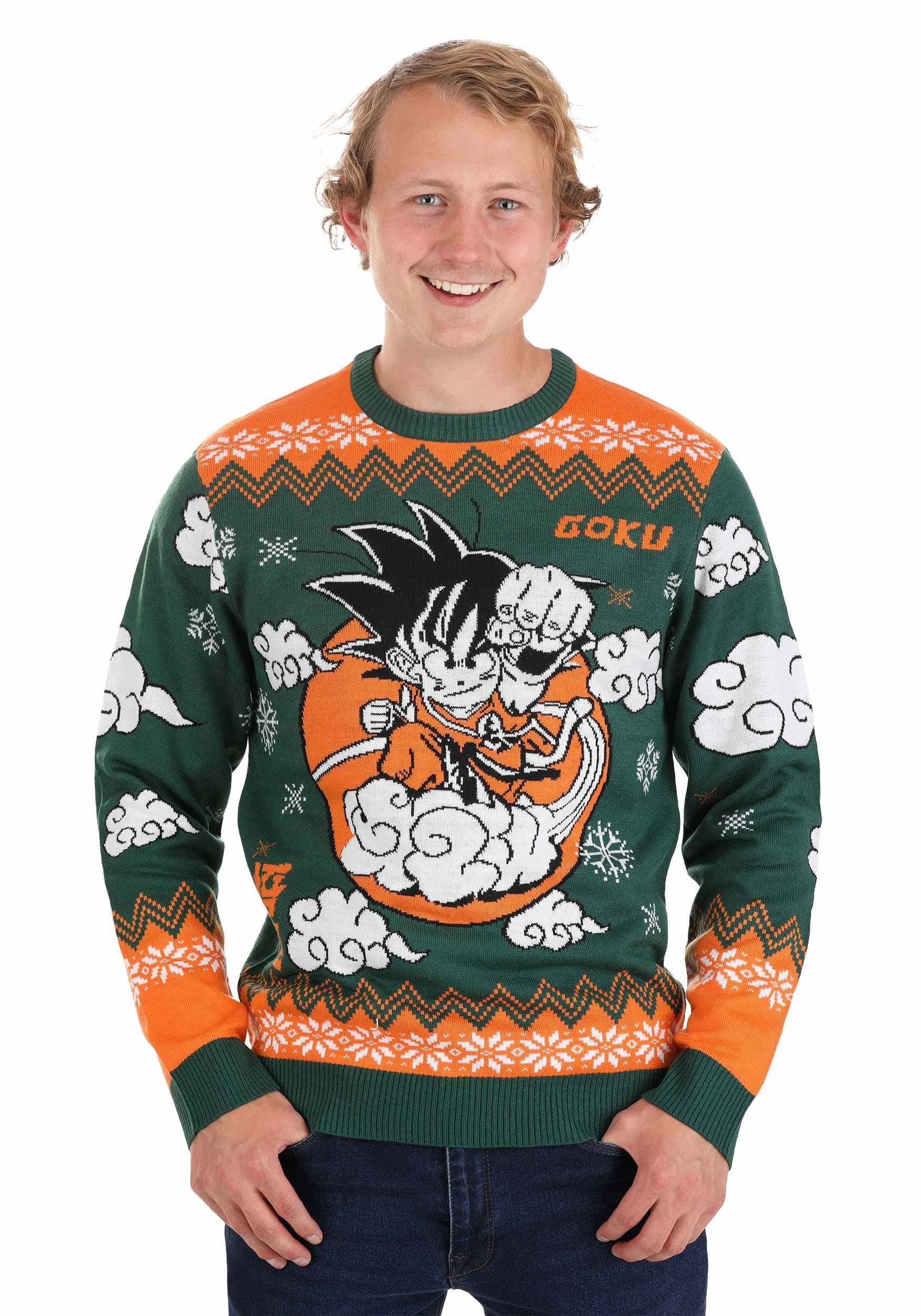 Dragon Ball Z Goku Ugly Christmas Sweater