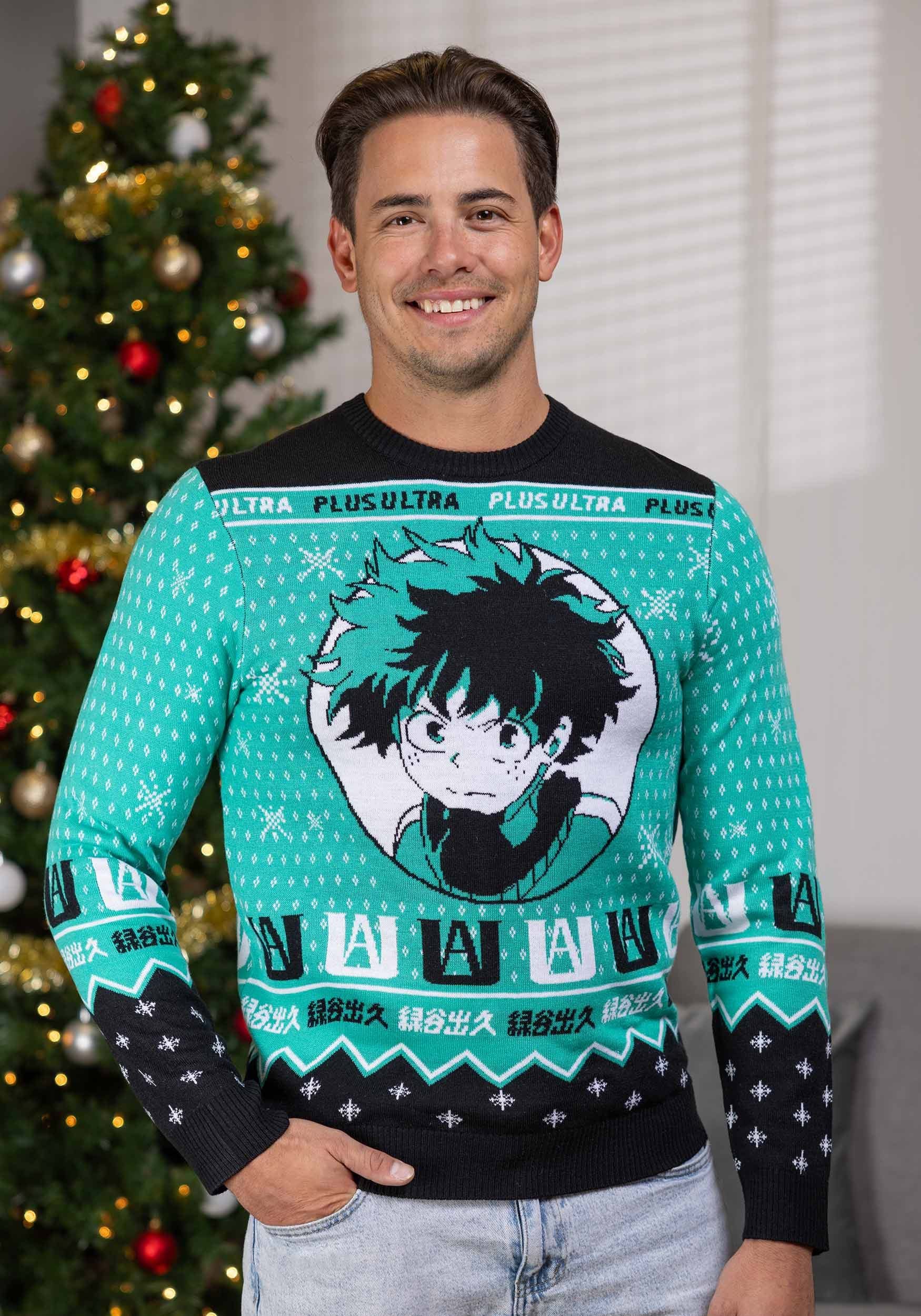 My Hero Academia Adult Ugly Christmas Sweater