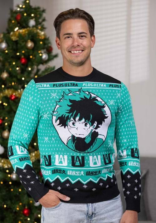 Adult My Hero Academia Ugly Christmas Sweater