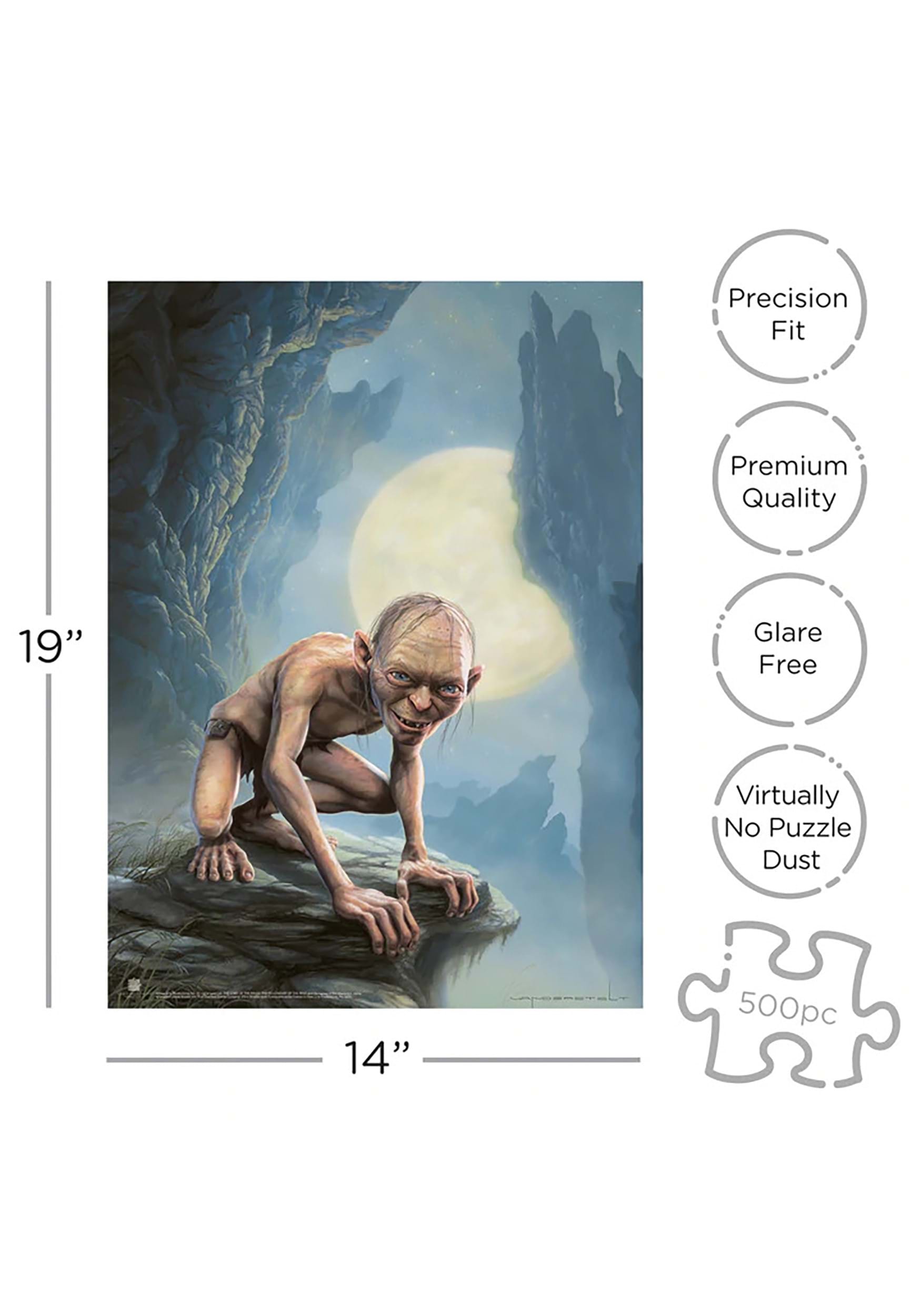 Lord Of The Rings - Gollum 500 Pc Puzzle