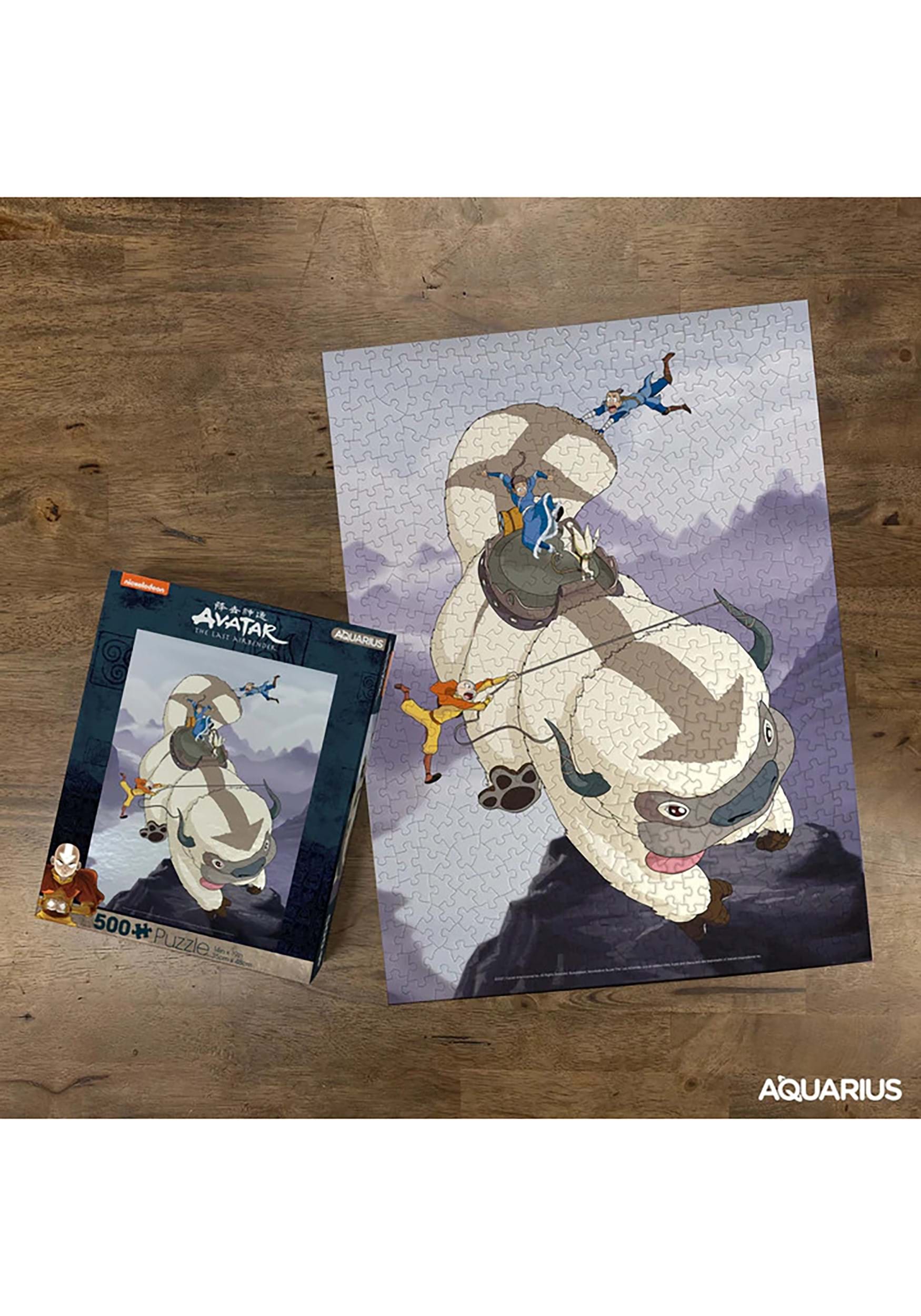Avatar The Last Airbender: Appa And Gang- Cast 500 Pc Puzzle