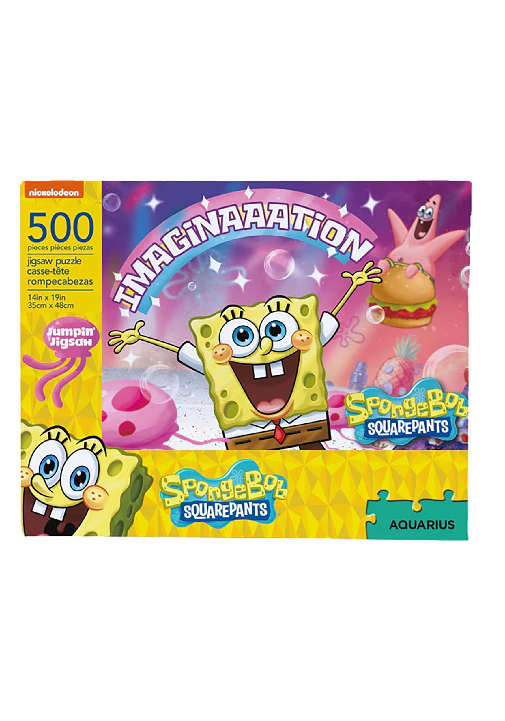 Spongebob Squarepants Imaginaaation 500 Piece Jigsaw Puzzle 480mm x 350mm nm 