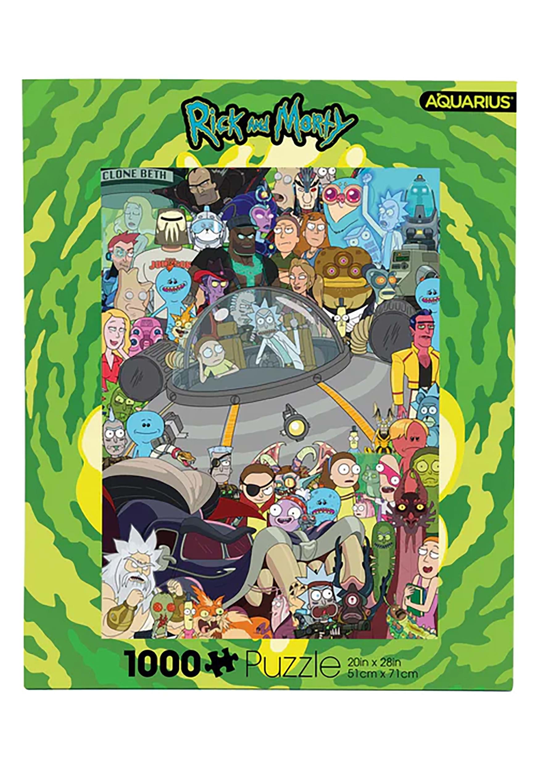 Rick & Morty Cast 1000 pc Puzzle