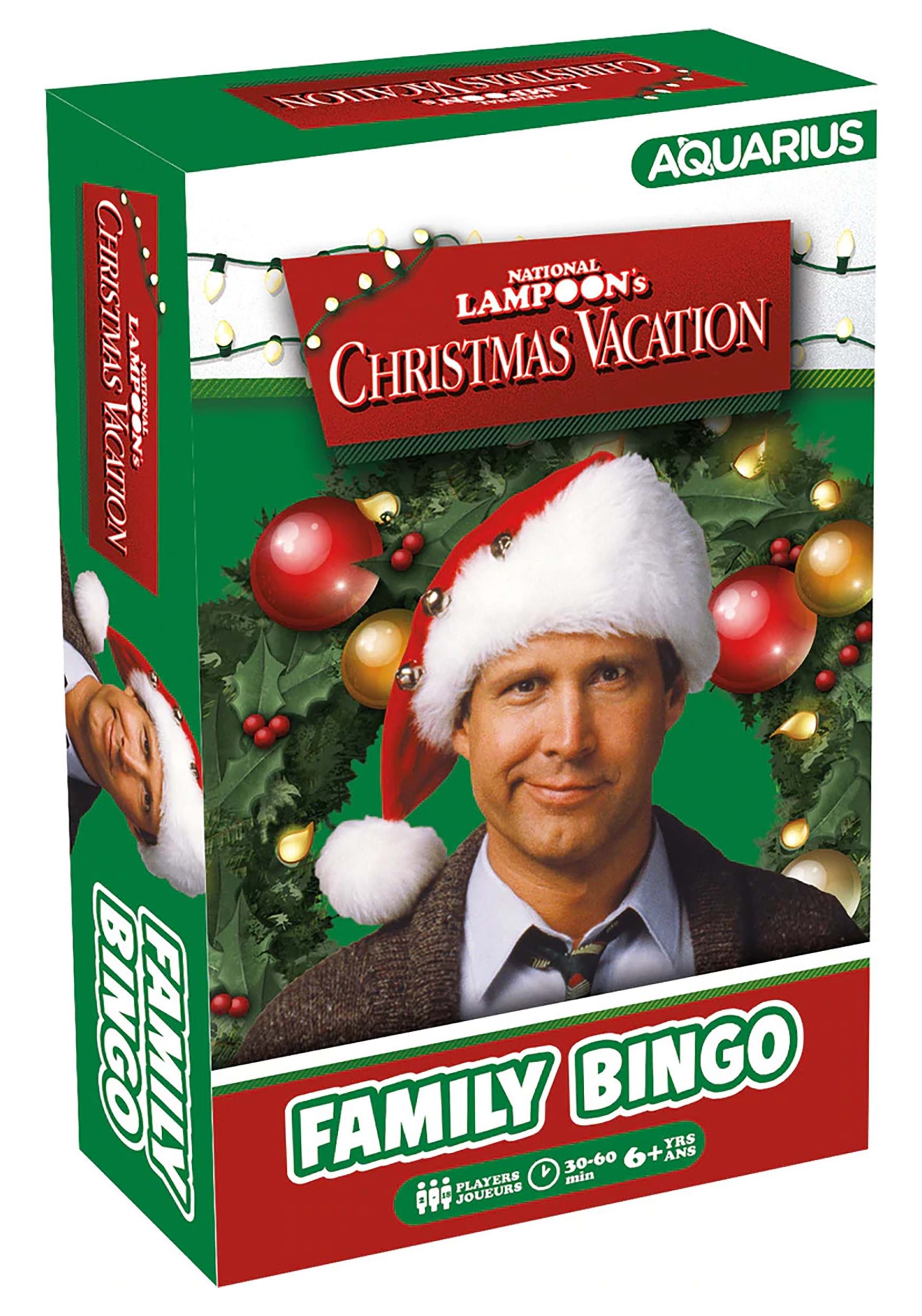 Christmas Vacation Family Bingo Game