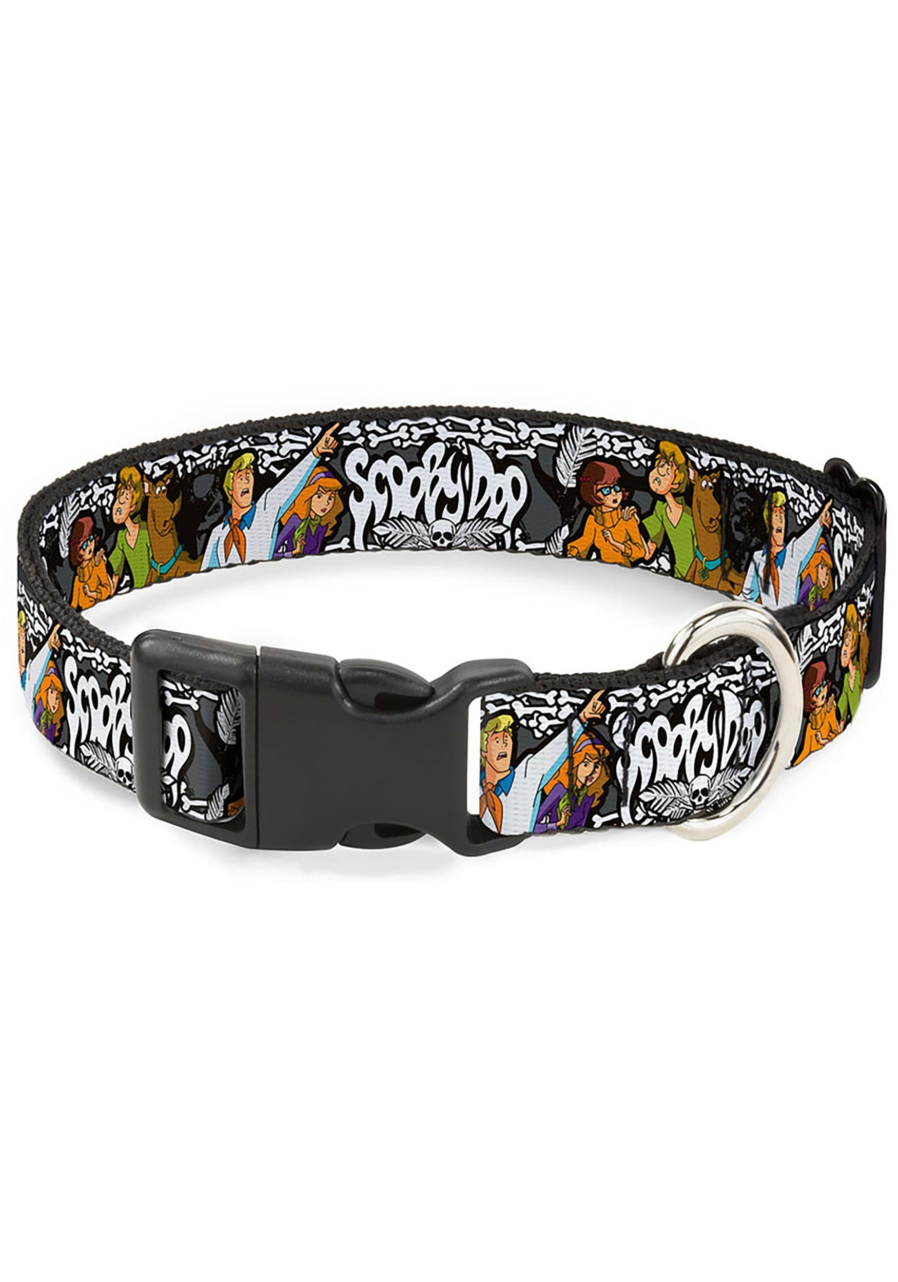 Scooby Doo Group Pose & Bones Pet Collar