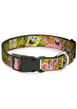 Spongebob & Patrick in Gold Pineapple Pet Collar