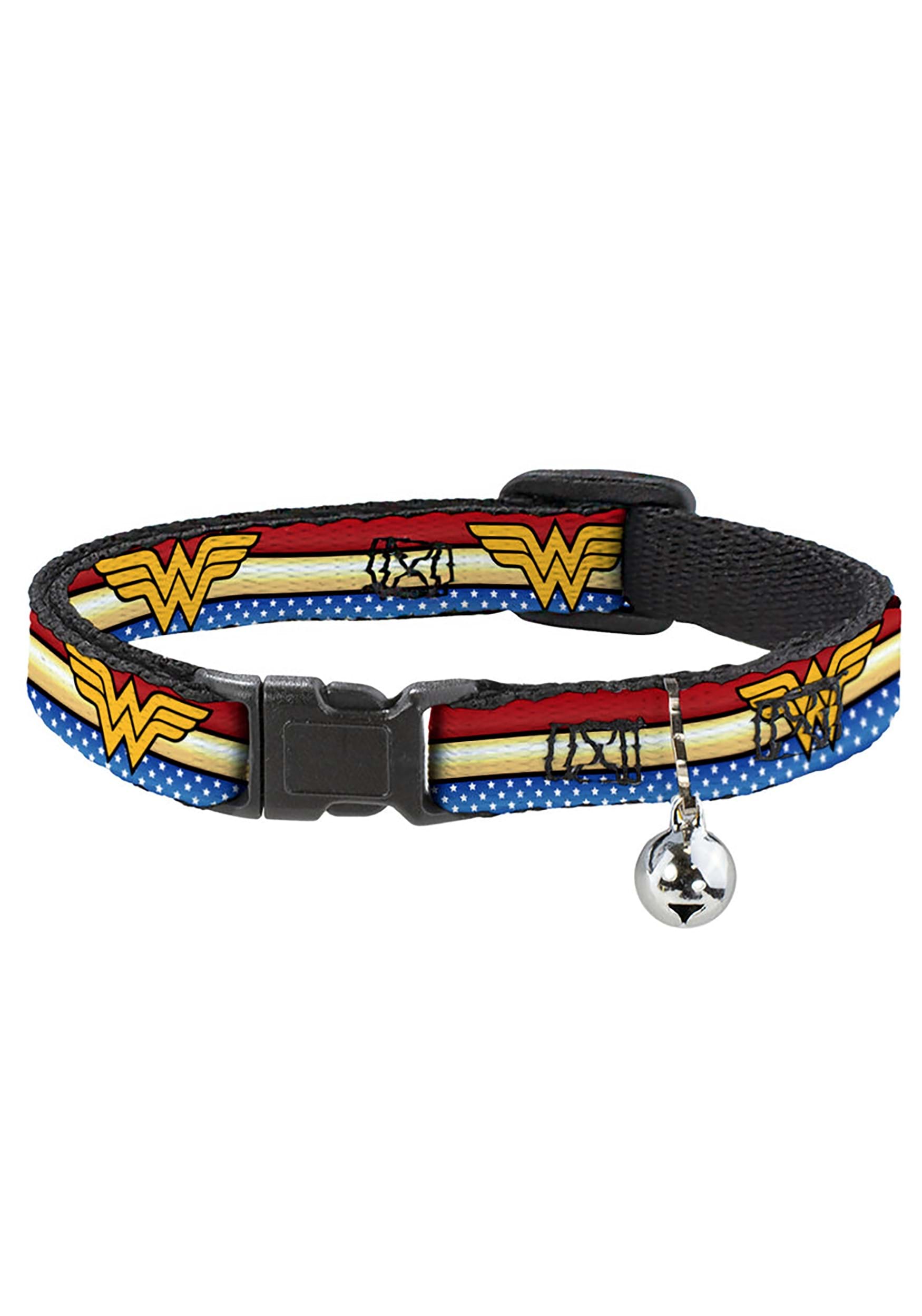 Wonder Woman Logo Stripe Breakaway Collar