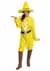 Adult Curious George Person in the Yellow Hat Costume Alt 2