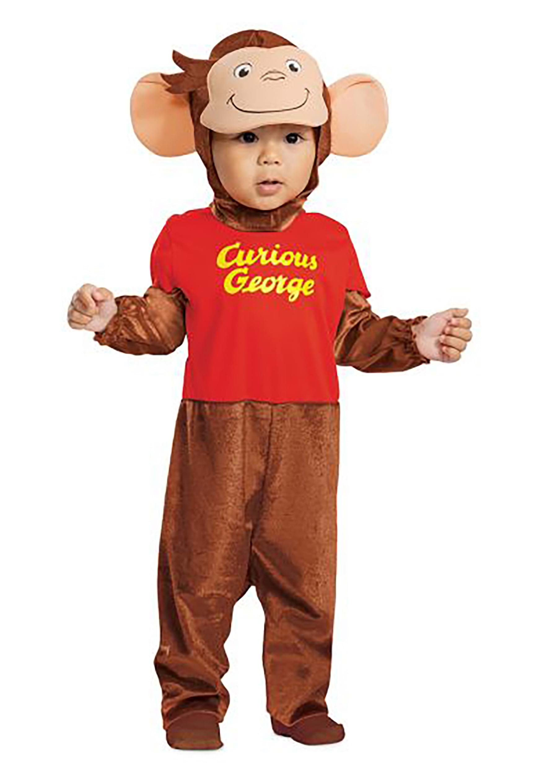 Photos - Fancy Dress Disguise Curious George infant George Costume Pink/Yellow/Red DI12