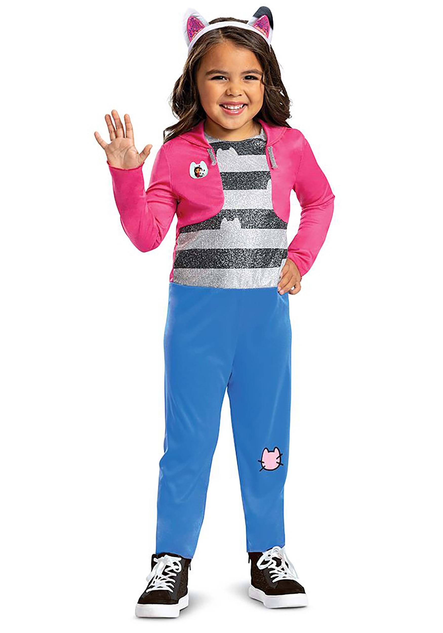 Photos - Fancy Dress Toddler Disguise  Gabby's Dollhouse Gabby Classic Costume Blue/Pink/ 