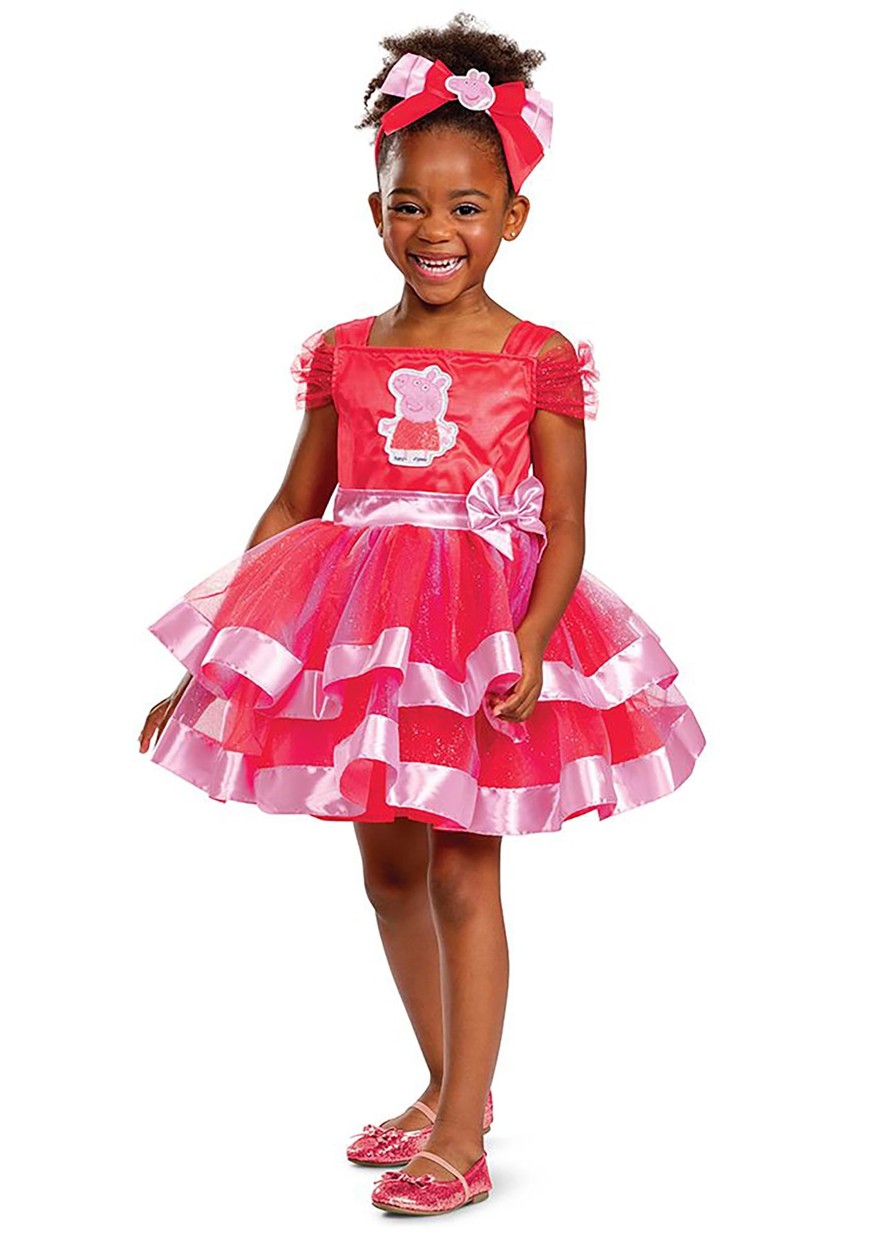 Photos - Fancy Dress Peppa Disguise  Pig Tutu Toddler Costume Pink/Red DI120849 
