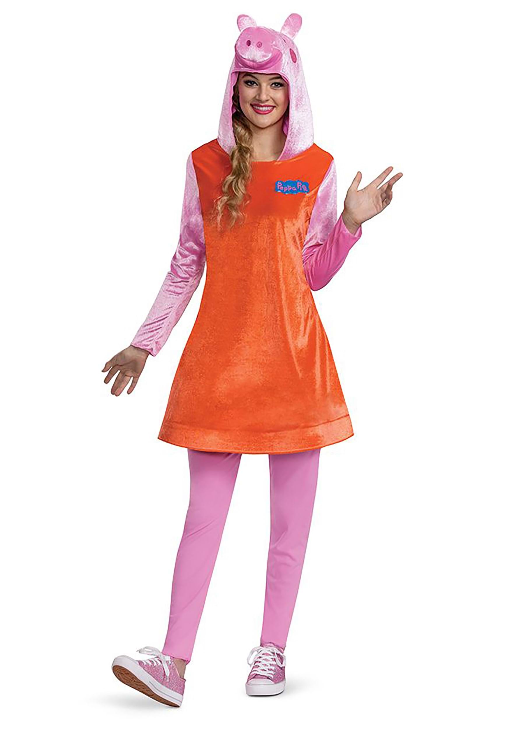 Peppa Pig Mummy Pig Womens Deluxe Costume | TV Show Costumes