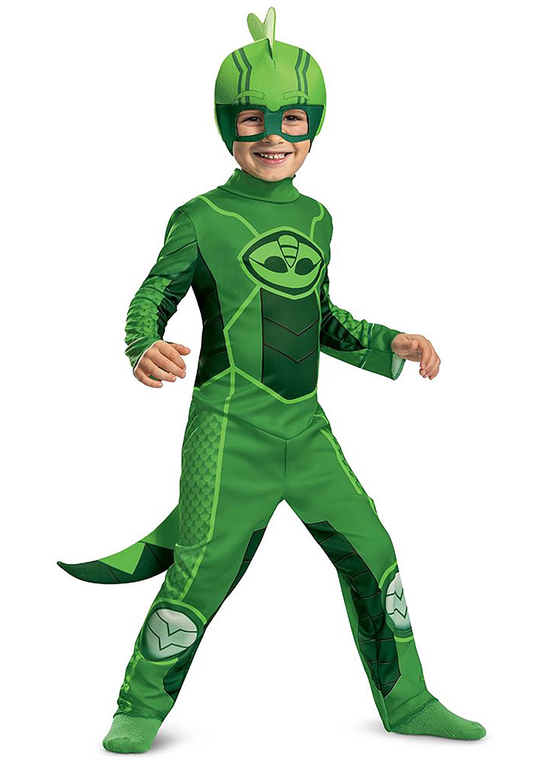Photos - Fancy Dress Toddler Disguise PJ Masks Gekko Megasuit Classic Costume for Toddlers Green DI1242 