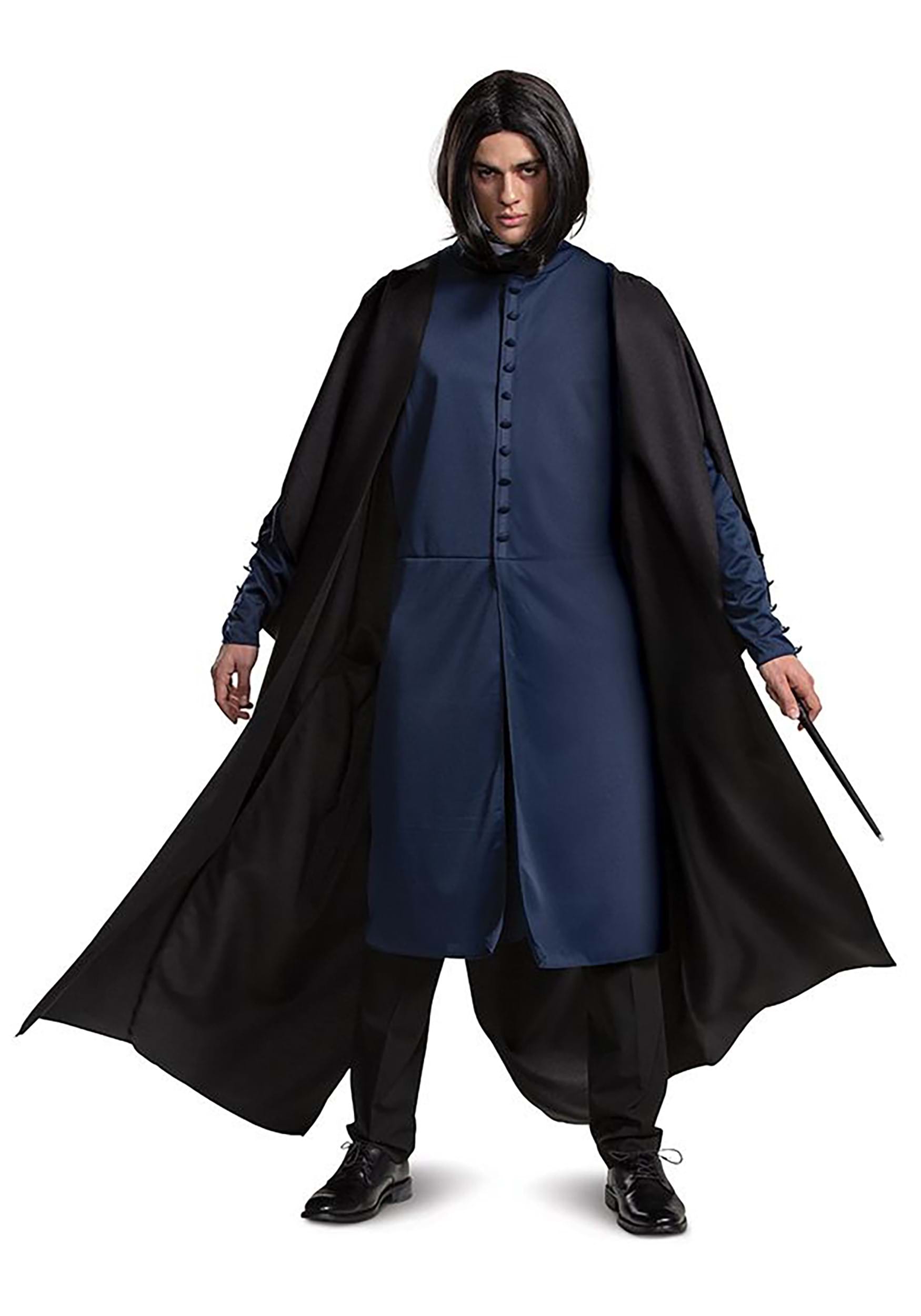 Photos - Fancy Dress Disguise Harry Potter Severus Snape Deluxe Adult Costume Black/Blue
