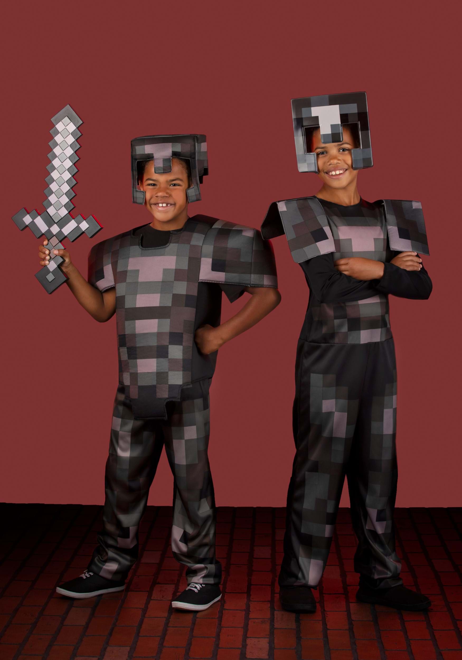 Minecraft Netherite Armor Jumpsuit Classic For Kids