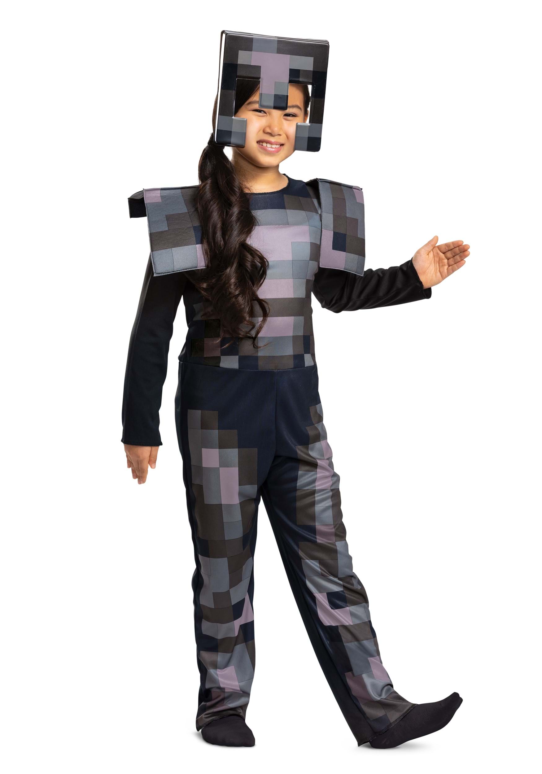 Minecraft Netherite Armor Jumpsuit Classic For Kids