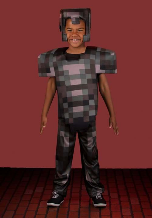 Minecraft Kid's Netherite Armor Deluxe Costume