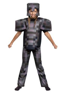 Minecraft Kid's Netherite Armor Deluxe Costume Alt 1