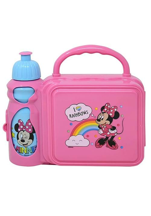 Minnie Mouse Combo Lunch Box with Water Bottle