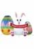 6FT Tall Large Easter Bunny Inflatable Decoration Alt 9