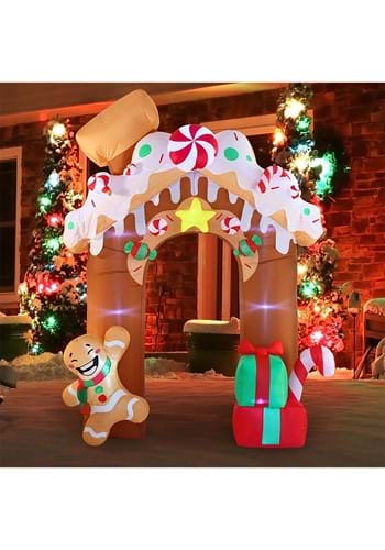 10FT Tall Inflatable Jumbo Gingerbread Archway Decoration