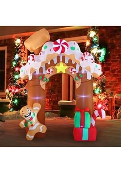 10FT Tall Inflatable Jumbo Gingerbread Archway Decoration