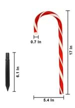 17 Inch Candy Cane Pathway Marker Light String Alt 5