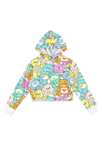 Girl's Jumbo AOP Care Bears Skimmer Hooded Sweatshirt