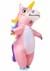 Adult Inflatable Pink Unicorn Costume Alt 5