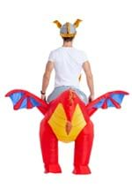 Adult Inflatable Riding a Fire Dragon Costume Alt 1