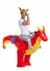 Adult Inflatable Riding a Fire Dragon Costume Alt 3