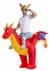 Adult Inflatable Riding a Fire Dragon Costume Alt 4