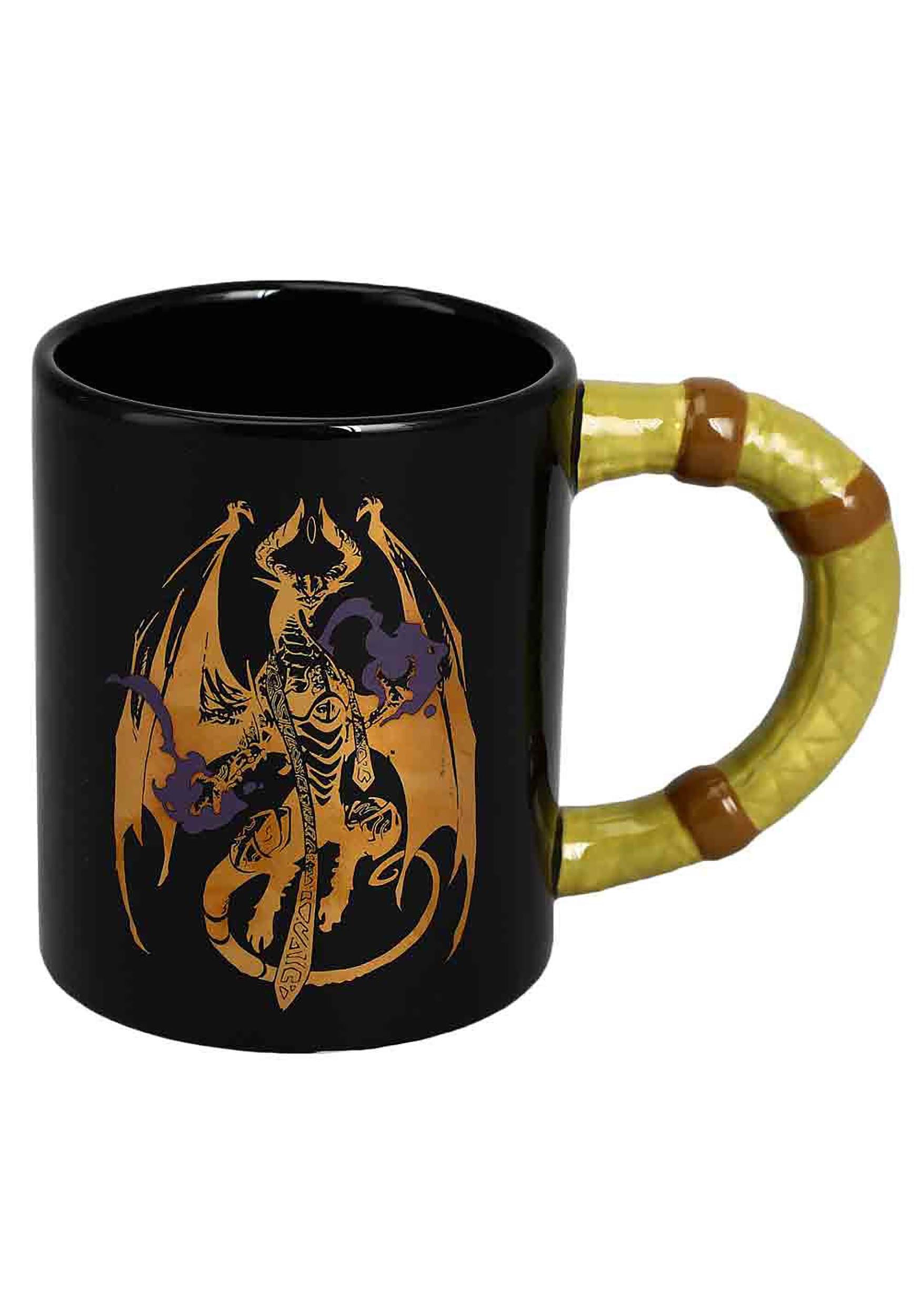 Dragon Sculpted Magic the Gathering Ceramic Mug