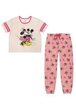 Womens Minnie Mickey Hug Varsity Tee Jogger Set