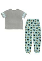 Womens Cookie Monster Varsity Tee and Jogger Set Alt 1