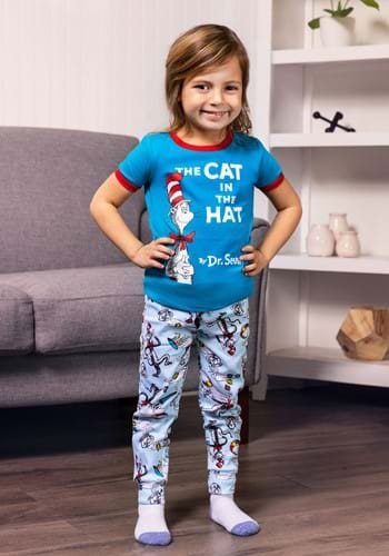 Cat In The Hat Cover & Clouds Toddler's Set