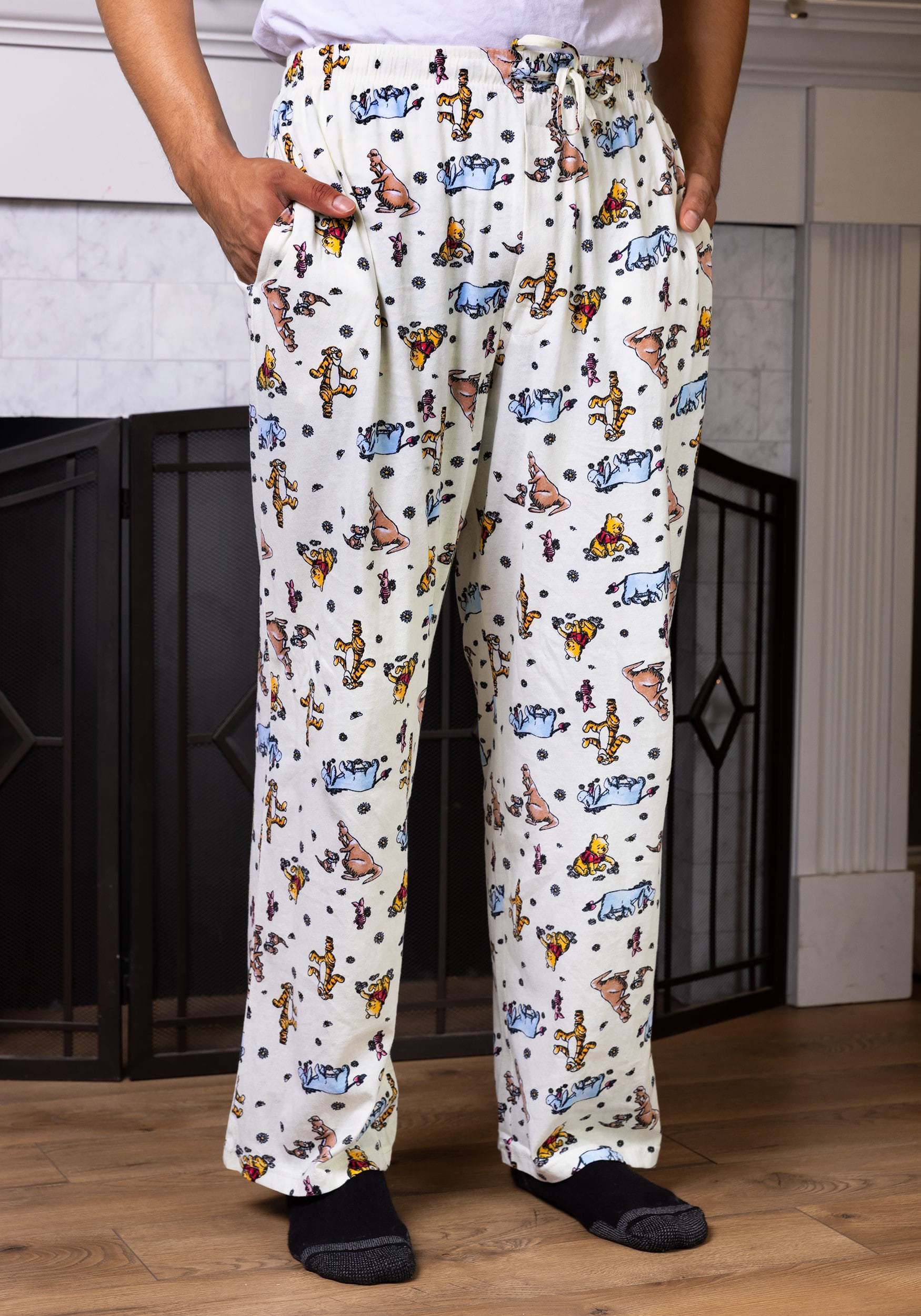 Adult Pooh & Friends Daisy Stack Pajama Pants