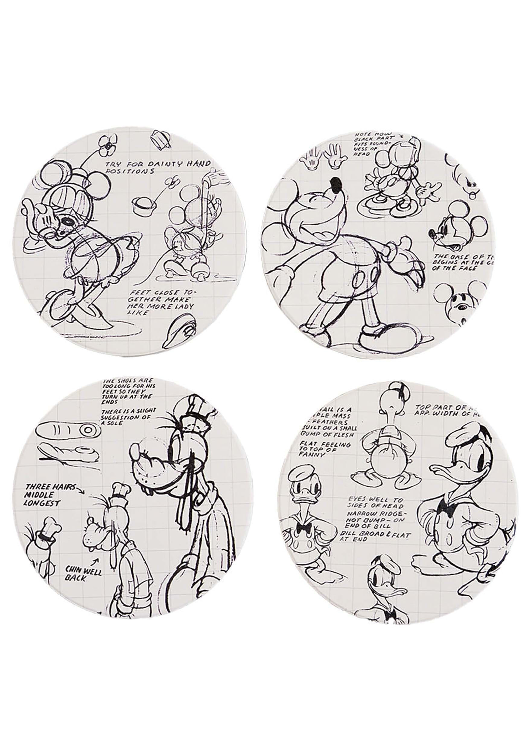 Disney Sketchbook Coaster Set