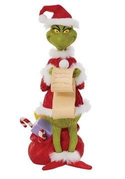 Grinch Checking His List Resin Statue
