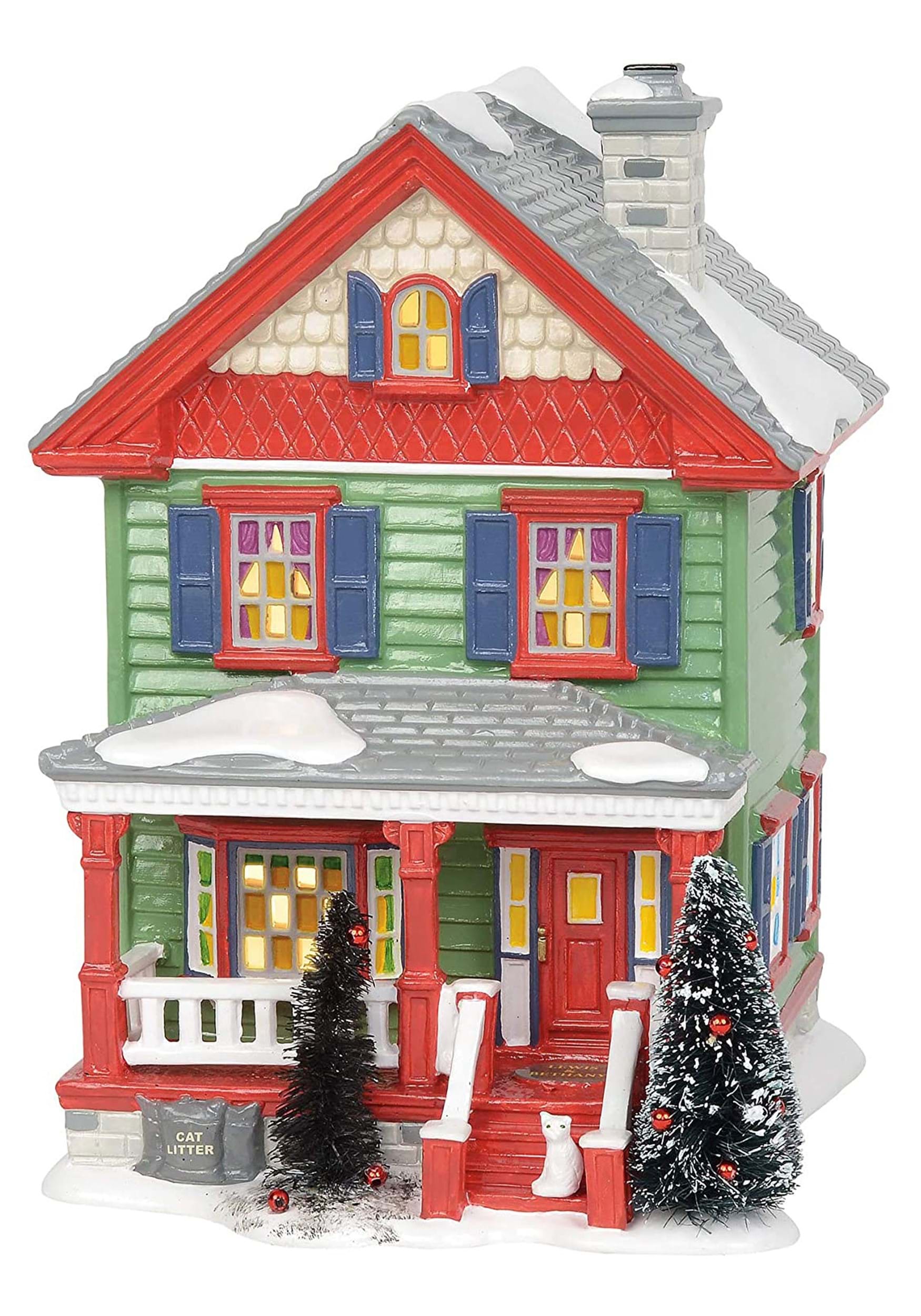 Christmas Vacation Aunt Bethany's House Lighted Building Snow Village