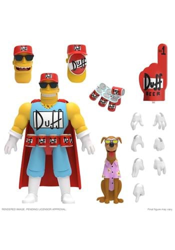 The Simpsons Ultimates Duffman 7-Inch Action Figure