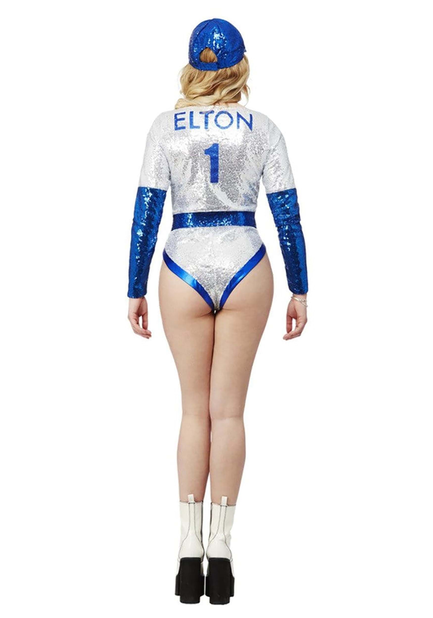 Elton Sequin Baseball Uniform Adult Costume