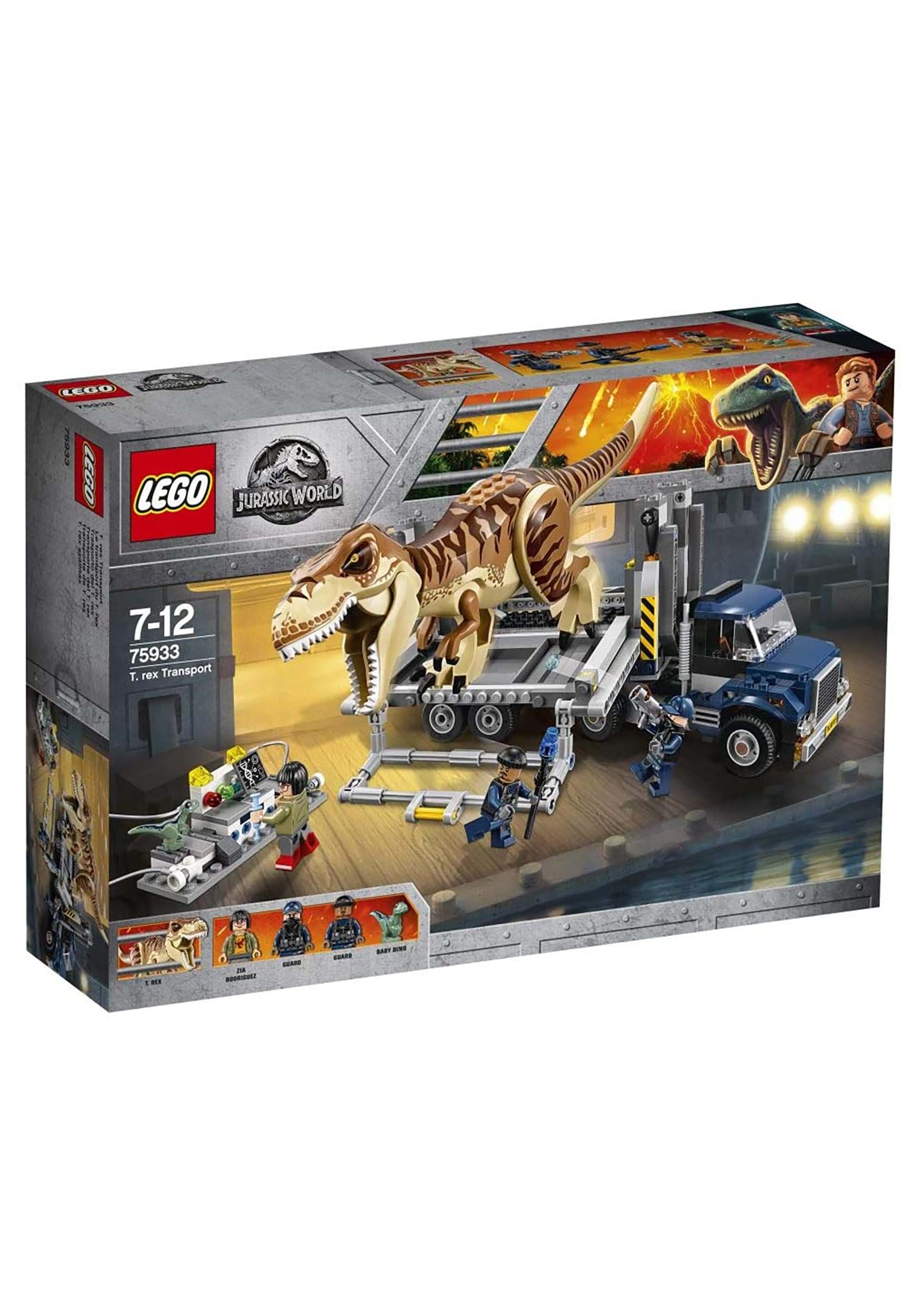 Jurassic World LEGO T. Rex Transport Playset | Dinosaur Toys