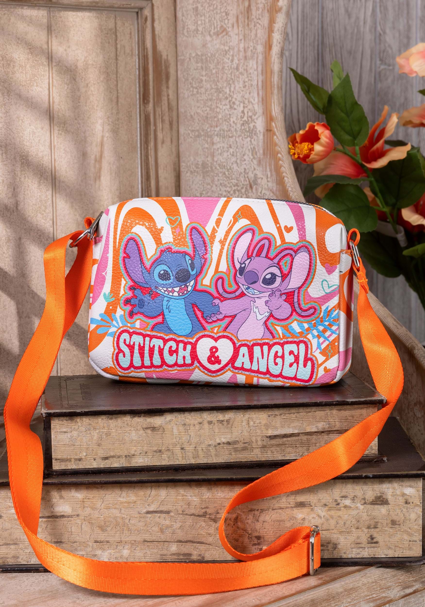 Lilo and Stitch: Angel Loungefly Crossbody Bag