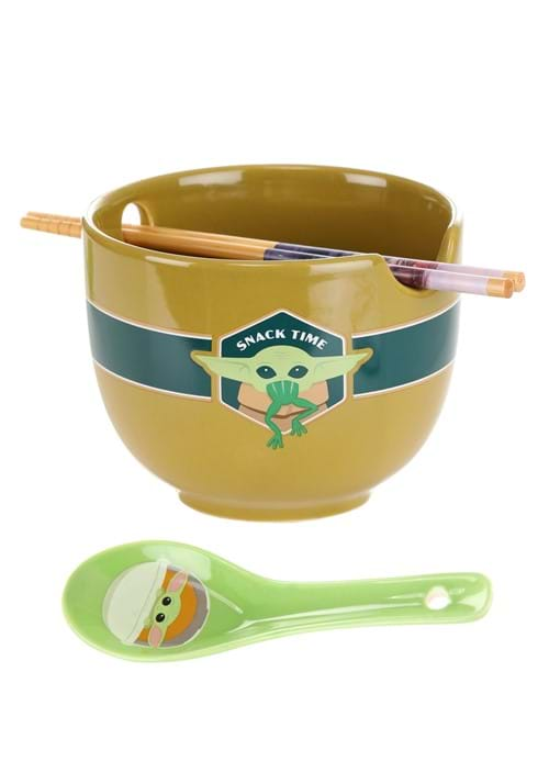 Mandalorian Grogu Ramen Bowl Bundle